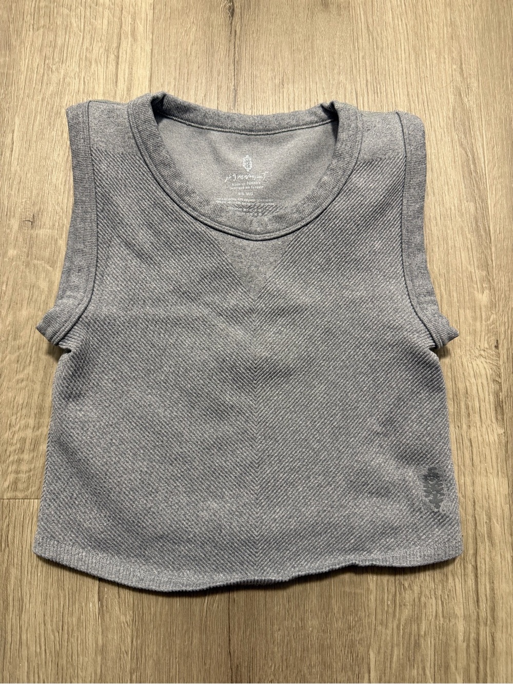 Free People Muscle Tank Top - Heather Grey